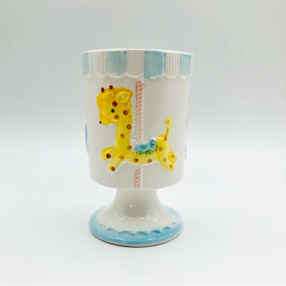 Vintage Carousel Baby Planter